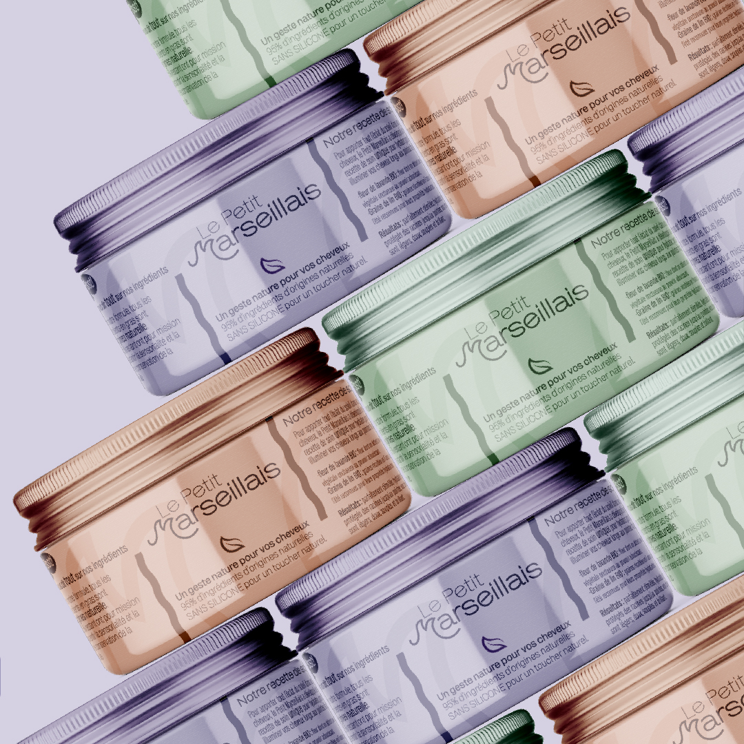 plusieurs packaging le petit marseillais