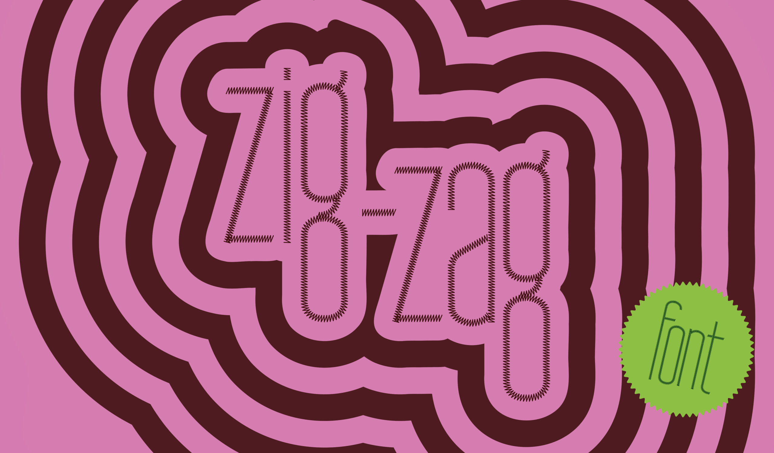 zigzag font